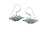Clearly Charming Long-nosed Filefish Silver and Enamel Earrings