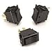 TIIK51-1S-BL-FN/I-O, Switch Rocker ON None Off 4PST Quick Connect Smooth Angled Rocker 15A 250VAC 559.27VA Bulk (1 Items)