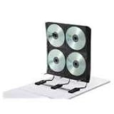 Find It Gapless Media Binder, 272 CD Capacity, White View Binder (FT07016)