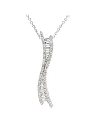 Diamond Necklace in 18kt White Gold Carat Total Weight 0.52