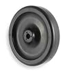 Industrial Grade 2RZF8 Caster Wheel, 3 In, Polyolefin, 125 Lb Cap