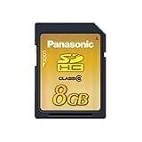 SD High Capacity 8 GB Card, Class 6 Guaranteed 6MB/s Continuous Transfer Rate, Upto 20MB/s