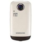 Samsung HMX-E10 1080P Pocket Camcorder with 270-Degree Swivel Lens (Ivory)