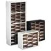 Literature Sorter,24 Compartments,32-1/4 quot;x13-1/2 quot;x25-3/4 quot;,BK