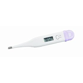 Mabis Dmi Healthcare 15-639-000 Basal Display Digital Thermometer, White