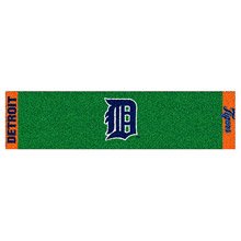 DETROIT TIGERS GOLF PUTTING GREEN CARPET RUNNER RUG
