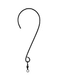 The Encore Group 6 Hanging Hooks Black