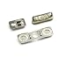 Cosmos ® Replacement Silver Tone Volume/Power/Mute Button for iPhone 4S/4GS+Free Cosmos Cable Tie