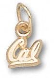 California Golden Bears Solid 10K Gold ''CAL'' 3/16'' Pendant