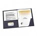 Avery Two-Pocket Report Covers, 11 inch x 8-.5 inch, Dark Blue, 25 per box (47975)