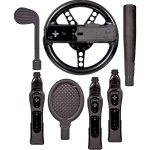 New Dreamgear Play Drive Soft Sports Kit Nintendo Wii Black Realistic Gaming-Enhancing Experience