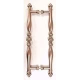 12 CTC Back To Back Passage Door Pull - Antique Copper