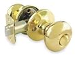 Battalion 1TPU8 Knob Lockset, Light Duty, Brass, Passage