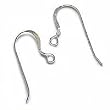 Sterling Silver French Wire Earring Hooks (10)