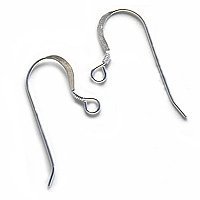 Sterling Silver French Wire Earring Hooks (10)