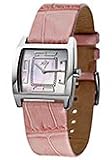 Joy Watches JW546 Cuadrados II Pink Mother-of-Pearl Dial Leather Women's Watch
