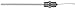 Palmer Wahl - DSTPA1213224 - Bare Wire K Thermocouple Temperature Probe, -109 to 900 Temp. Range (F)