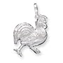 Sterling Silver Rooster Charm