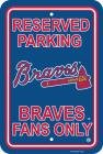 Atlanta Braves 12 x 18 Parking Sign
