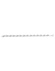 Silver With Rhodium Finish 0.05Ct Diamond Bracelet