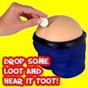 Fanny Bank Funny Farting Ass Crack Coin Drop Bank