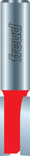 Freud Double Flute Straight Bit with Tico Hi-Density Carbide for Maximum Performance - 20mm Diameter, 1/4" Shank Dia., 3/4" Height, 2" Length - 04-552