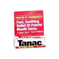 Tanac Liquid for Relief of Painful Mouth Sores - 0.45 Oz