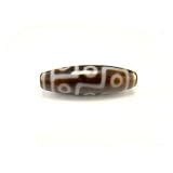 Authentic Tibetan Nine Eyed Dzi Bead Necklace 