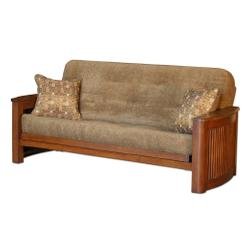 Promenade Simmons Futons by Big Tree Park Ave Full Size Futon in Oak Promenade Simmons Futons by Big Tree Park Ave Full Size Futon in Oak