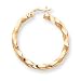 Jewelry : 14k Polished 3mm Twisted Hoop Earrings