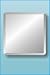 18" Square Frameless Mirror