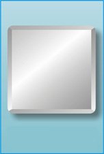 18" Square Frameless Mirror