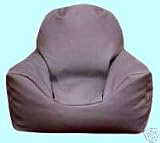 Zippy Faux Leather Bean Bag Chair - Child Age up to 10 yrs - Black