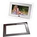 Electronics : 8.5' Digital Photo Frame, Supports MP3, MPEG1, MPEG2, BMP, TIFF, GIF, JPEG and AVI files, Reads various memory cards, such as SD, MMC, and MS