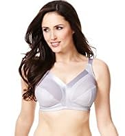 Total Support Striped Non-Wired B-G Bra