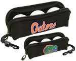 Florida Gators 3 mulligan pouches with 9 balls