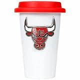 Chicago Bulls - NBA 12oz Double Wall Tumbler with Silicone Lid