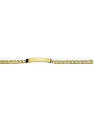 6mm 14k Hand Made Link ID Bracelet 7"