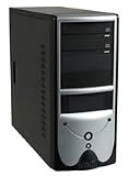 Colors It 8027 C43 Black & Silver Midi Pc Case 400W