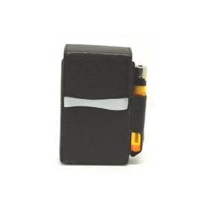 Outer Rebel Fashion Flasks and Smoking Accessories- Dark Brown Flip-Top with Stainless Steel...