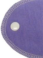 Loveybums Wool Jersey Diaper Cover With Snaps- Iris - medium (9-22 lbs.)