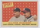 1958 Topps #475 - All-Star Managers/Fred Haney/Casey Stengel