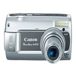 Canon PowerShot A470 - Digital camera - compact - 7.1 Mpix - optical zoom: 3.4 x - supported memory: MMC SD SDHC MMCplus - grey