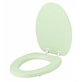 Bemis 113EC006 Mayfair Deluxe Soft Elongated Toilet Seat with Easy Clean and Change Hinge Bone