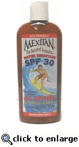 Mexitan SPF 30 All Natural Biodegradable Water Resistant Sunscreen.