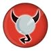 Funkyeyes Horny Devil fashion contact lenses, case and cleaner saline solution