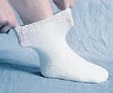 Albahealth Care Sox - Lightweight Extra Wide - White, Size: M/L 9-11 - 2 Pair