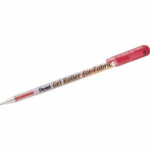 Pentel-Fabric-Gel-Roller-Pens-red