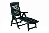 Hhsw Flora 60 Lounger Forest Green