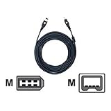 Electronics : OEHLBACH FireWire 150 (6pin/4pin). 1x1.5m. Gold plated connectors, high quality shielding and construction. Colour: Black. STAR RATING : 4.
